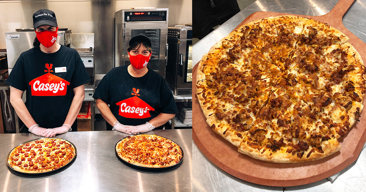 Judy with Chili Hot Dog Pizza