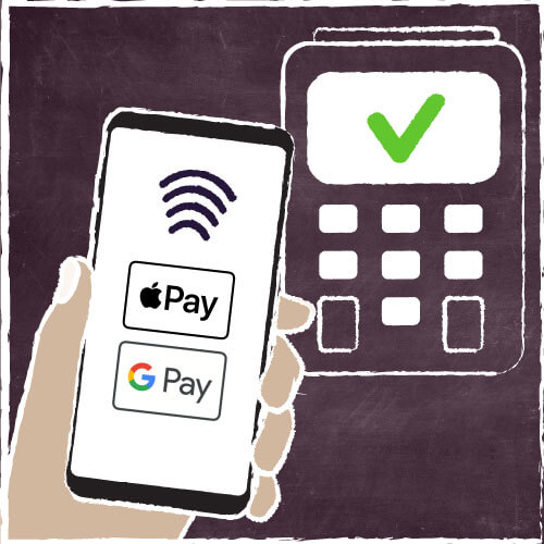 Apple Pay and Google Pay Illustration